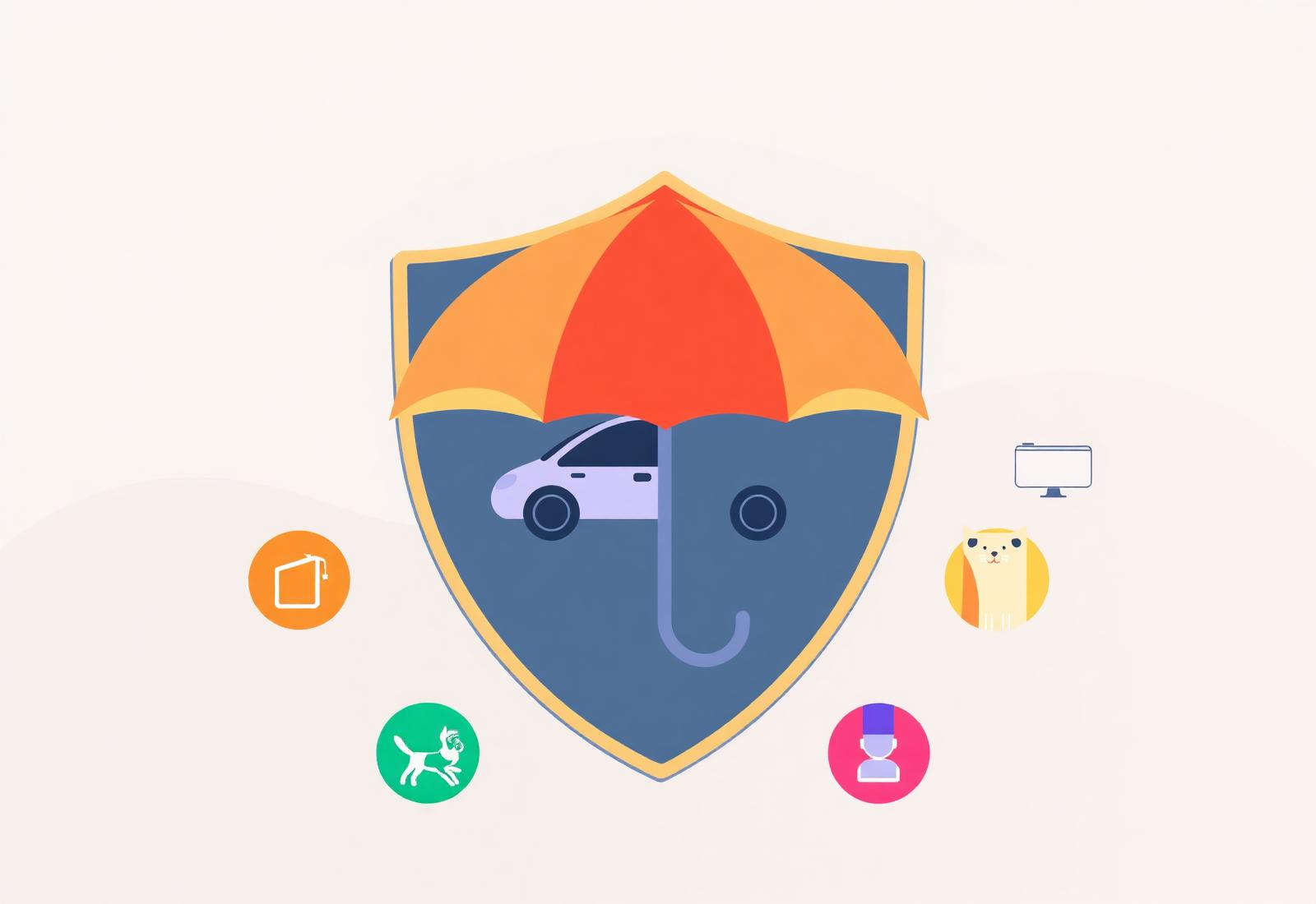 Protection coverage for your car, home, pets, rental, and identity