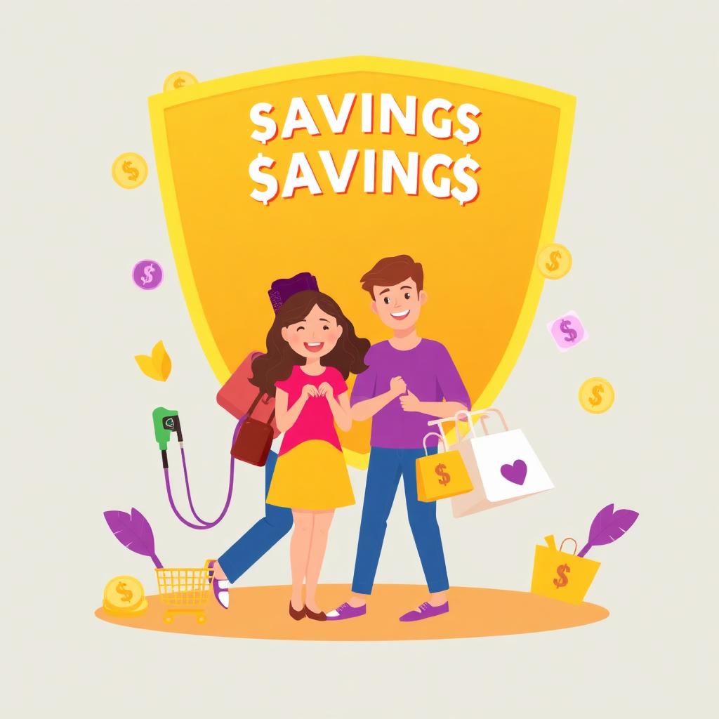 Family saving money on gas, groceries, shopping and travel with SHG