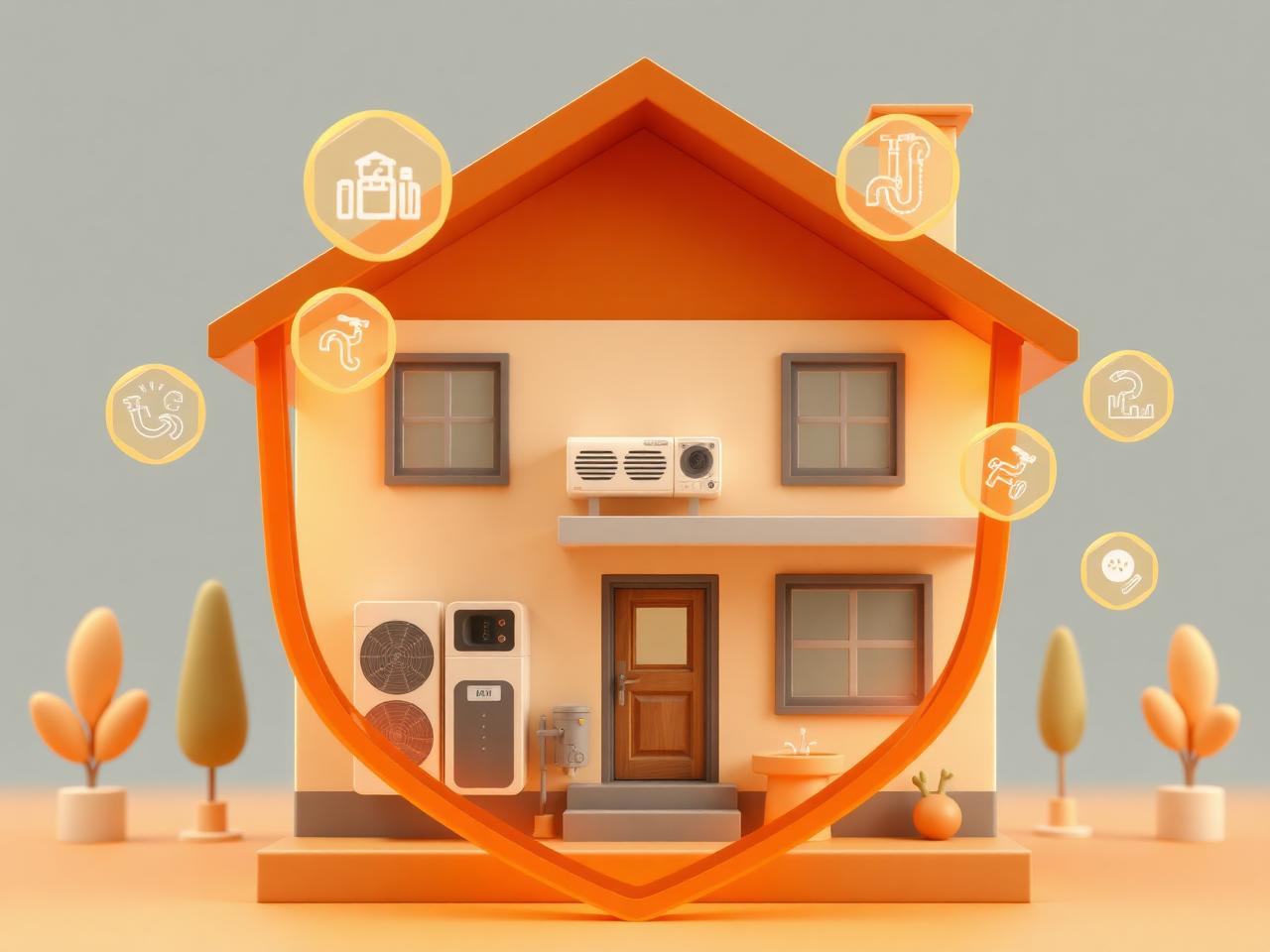 A home protected by Tend Home Warranty